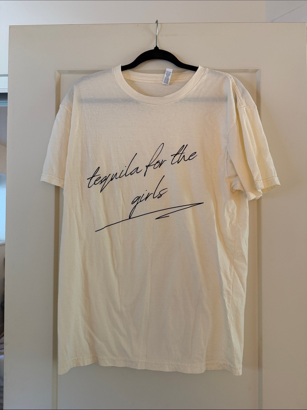 Tequila for the Girls Graphic Tee - Cream